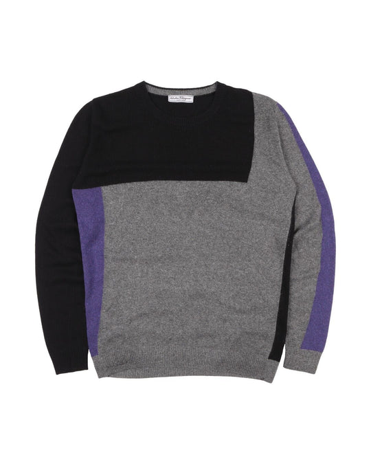 SALVATORE FERRAGAMO Sweater Crew Neck Cashmere Mens Jumper Size M