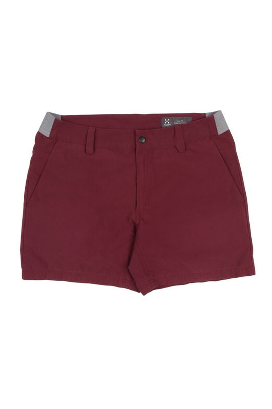 Women's HAGLOFS Bordeaux Red Outdoor Shorts Size 40