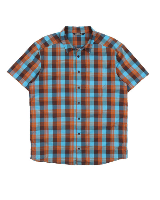 ARCTERYX Shirt Multicolour Check Outdoor Short Sleeve Men's Size XL