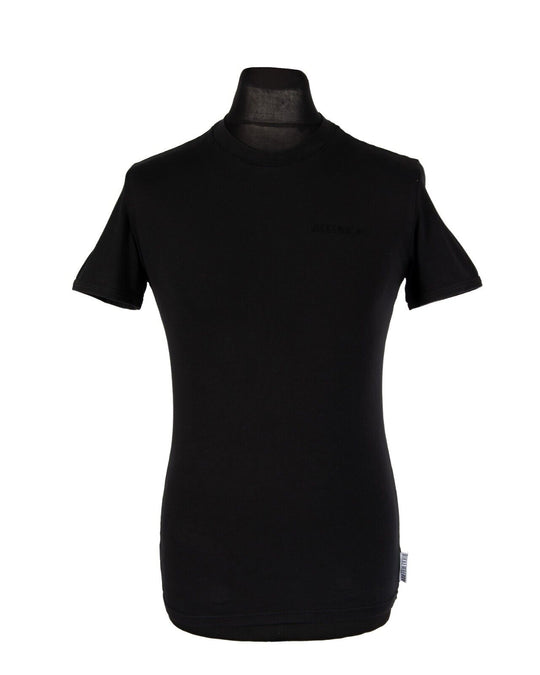 Dirk BIKKEMBERGS T-Shirt Black Cotton Men's Short Sleeve Size S