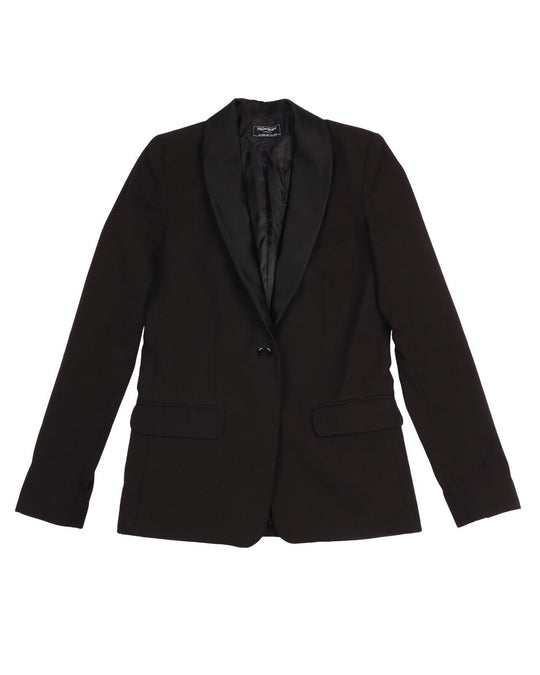 YVES SAINT LAURENT Beaute Uniforms Jacket Blazer Black Women's Size 34 IT