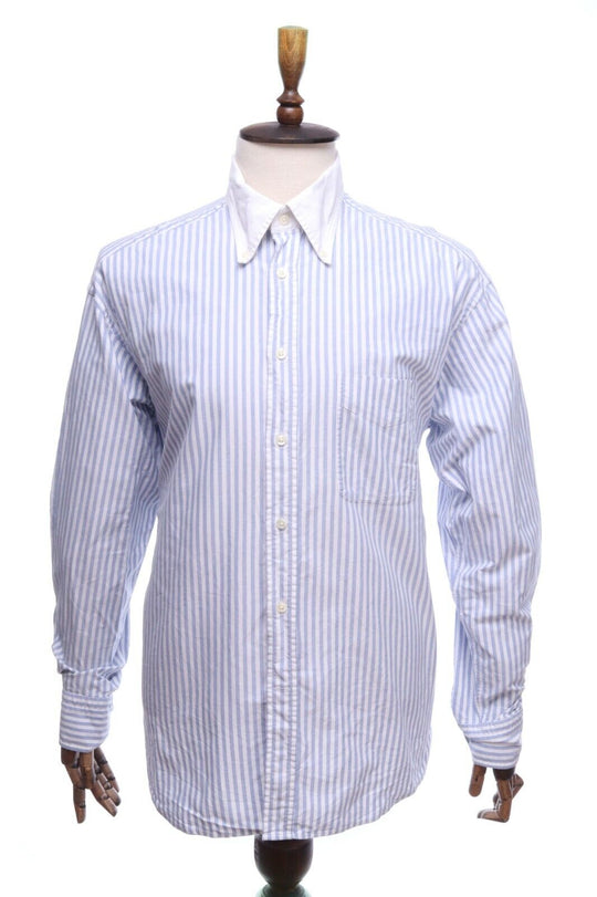 GANT Blue Cotton Striped Button-Down Oxford Shirt Size XL