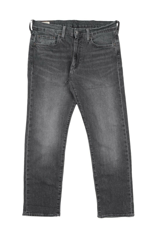 Men'S LEVI'S Premium 502 Grey Straight Denim Jeans Size W 32 L 30