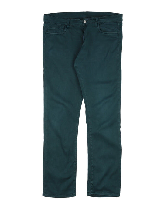CARHARTT Rebel Pants Turquoise Cotton Men's 5-Pockets Straight Leg Size 36x34