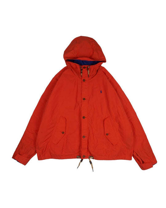 POLO RALPH LAUREN Hooded Jacket Red Men's Windbreaker Size 4XL