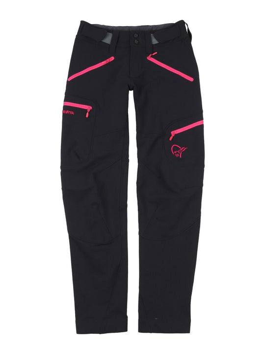 NORRONA Flex Cargo Pants Grey Womens Outdoor Svalbad Trousers Size XS