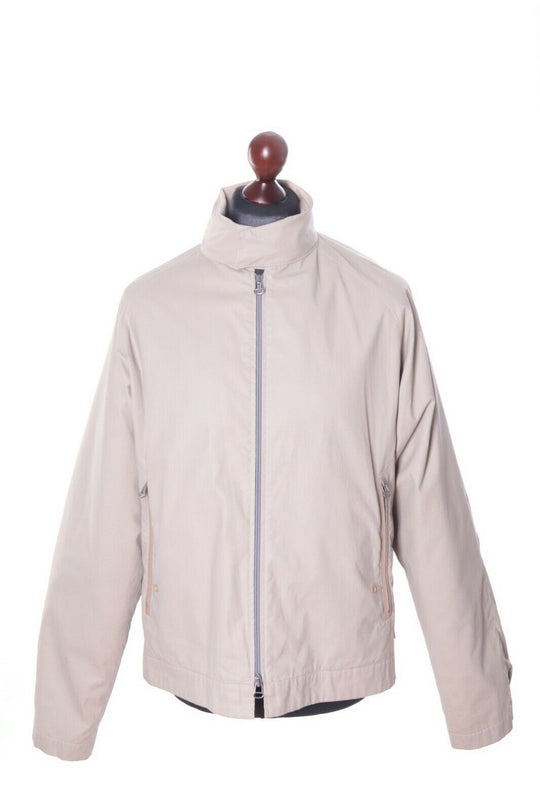 Men's HUGO BOSS Beige 100% Cotton Lightweigjht OBAL Jacket Size 50