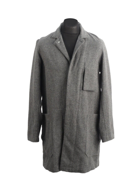SASSAFRAS Japan Coat Gray Wool Men's Jacket Size M