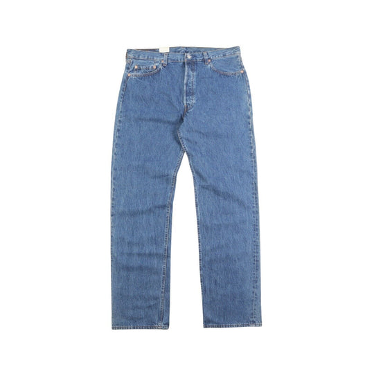 Men'S Vintage LEVI`S United Kingdom 501 Blue Original Fit Jeans Size W 38 L 34