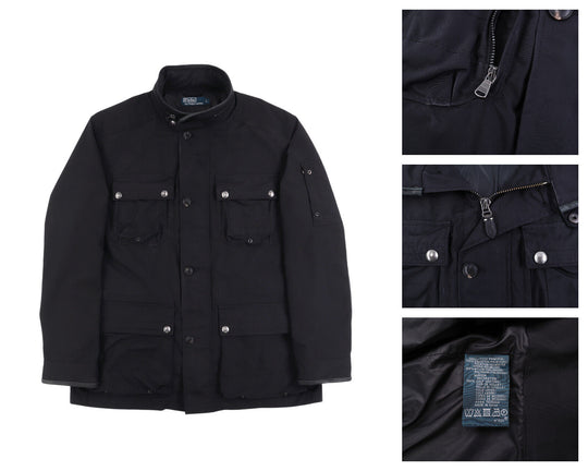 Men's POLO BY RALPH LAUREN Navy Multipocket Full Zip Jacket Size L