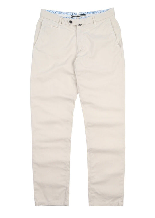 BOGGI Milano Chino Pants Beige Cotton Casual Men's Trousers Size 48 IT / 30