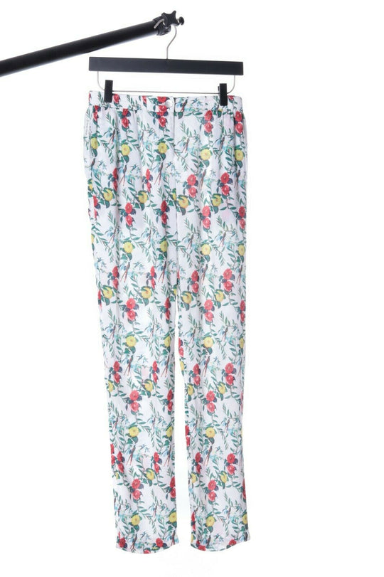 Vintage Women's ARMANI JEANS Multicolor Floral Viscose Lightweight Pants Size 40