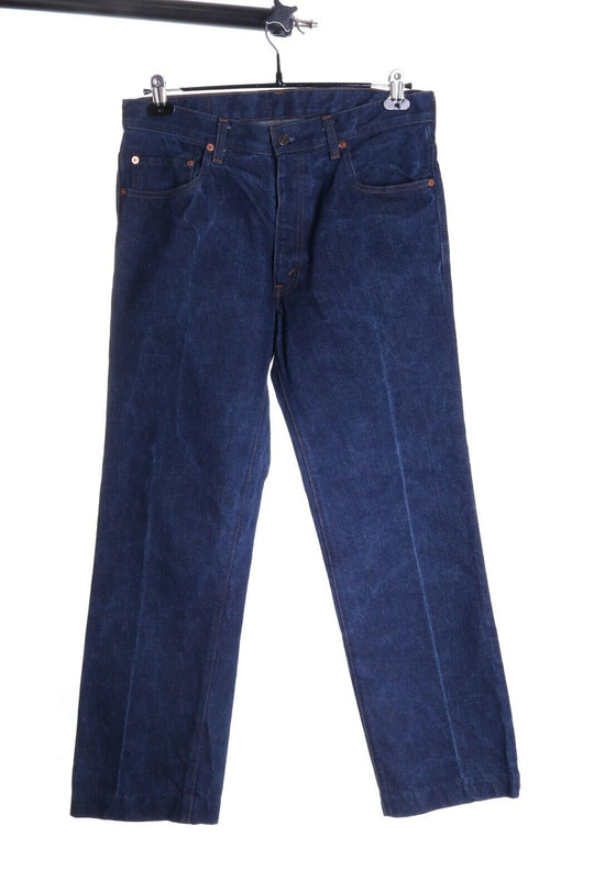 Men'S LEVI'S 603 Vintage 1970s France Dark Blue Cotton Denim Jeans Sz W 34 L 34