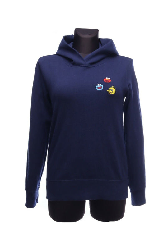 KAWS x Uniqlo x Sesame Street Elmo Cookie Monster Muppet Hoodie Size XS