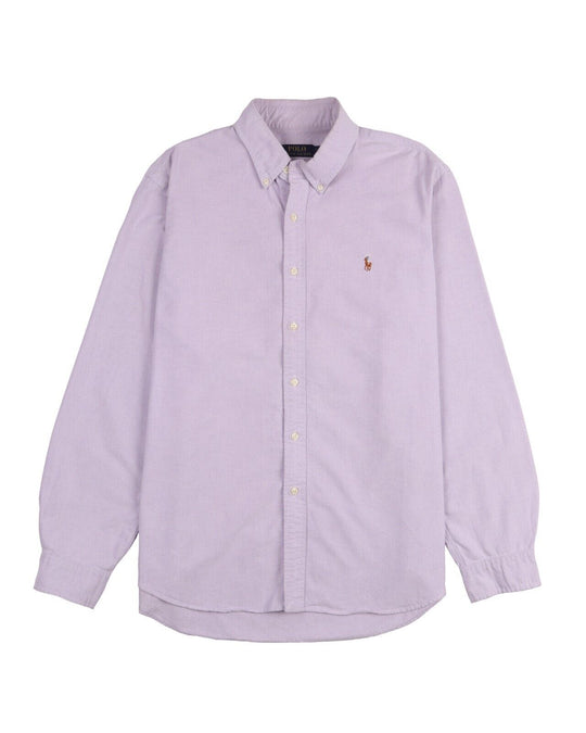 POLO RALPH LAUREN Shirt Lavender Oxford Cotton Men's Button Down Size XL