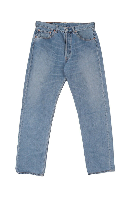 Men'S Vintage LEVI`S 501 Blue Denim Pants Jeans Size W 32 L 34
