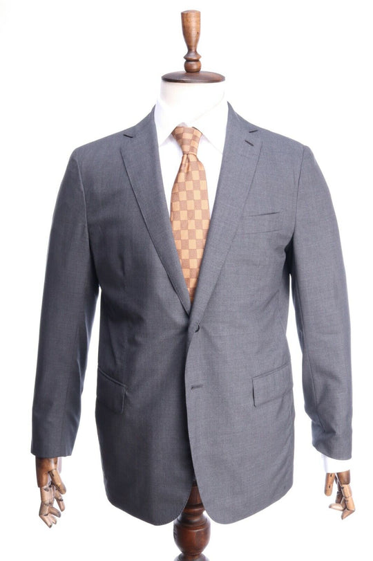 CARUSO Grey Wool Super 150's Formal Napoletan Jacket Size 54 C