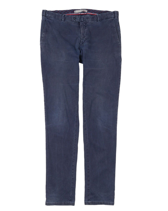 L.B.M. 1911 Pants Blue Dyed Cotton Mens Trousers Size 52 IT
