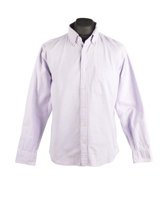 UNIQLO Violet Purple Cotton Button-Down Men's  Shirt Size XL