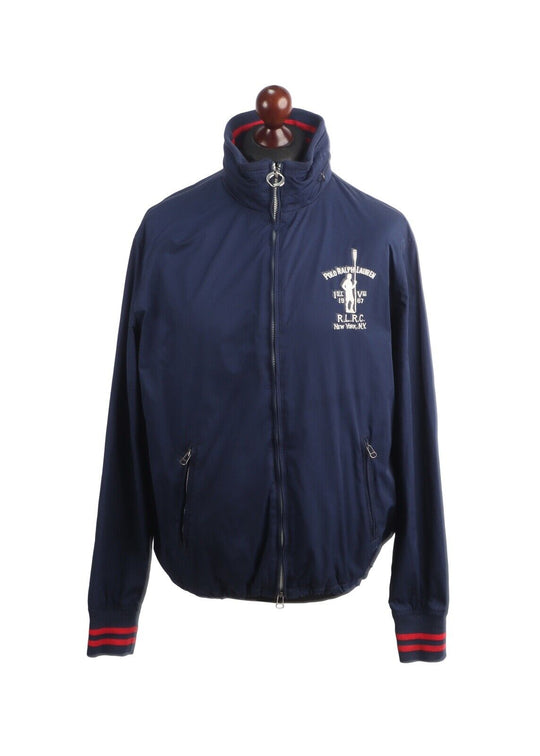 Polo RALPH LAUREN Jacket Navy Blue Rowing Men's Harington Size L