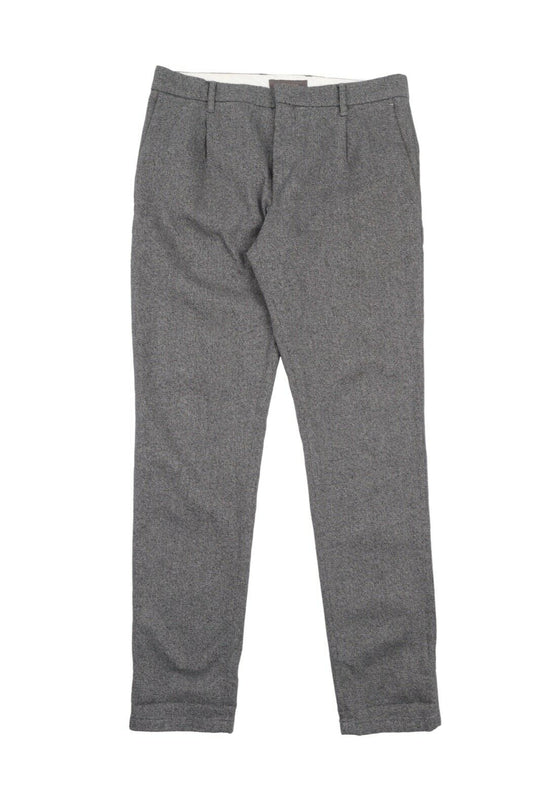 Men's SIVIGLIA Italy Grey Twill Cotton Chino Pants Trousers Size 32