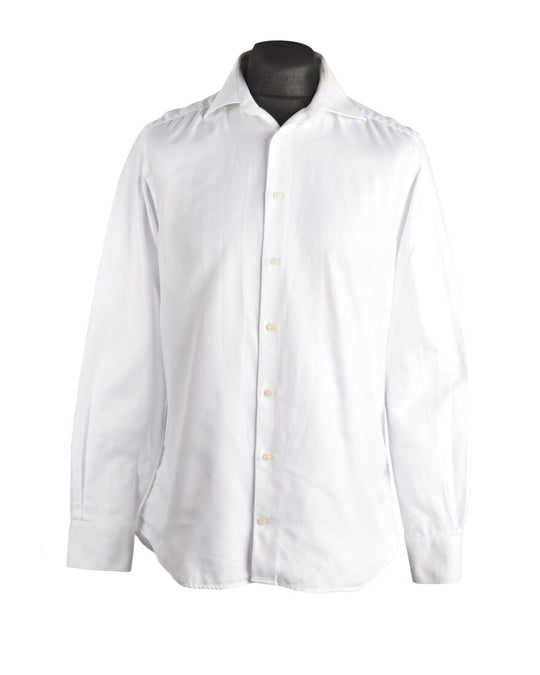 Men's SUIT SUPPLY White Cotton Dress Shirt Size 41 / 16