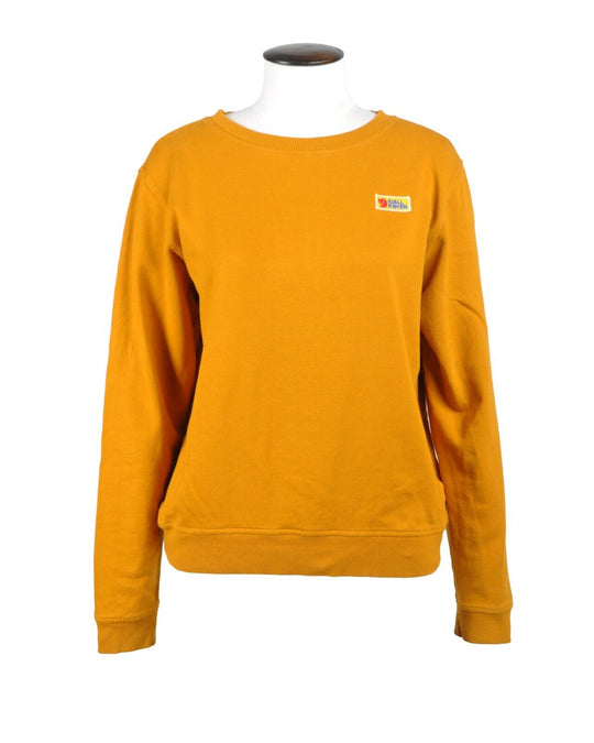 FJALLRAVEN Vardag Sweater W Brown Round Neck Womens Loop Knitted Pullover Medium