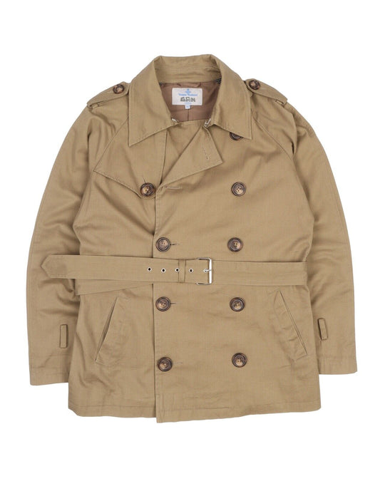 Men's Vintage VIVIENNE WESTWOOD Khaki Double Breasted Trench Coat Size 46 IT / S