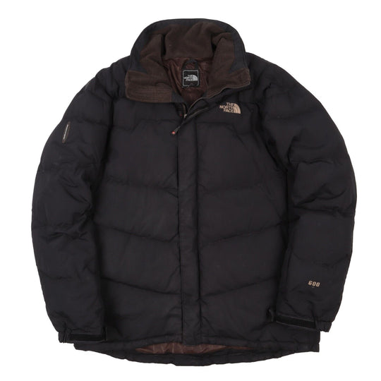 Vintage THE NORTH FACE 600 Jacket  Black Full Zip Down Mens Puffer Size L
