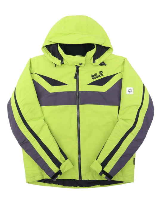 Men's JACK WOLFSKIN Recco Green Texapore Winter Ski Jacket Size M