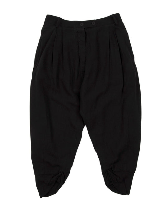 LOST & FOUND RIA DUNN Wide Pants Black Womens Avantgarde Trousers Size S