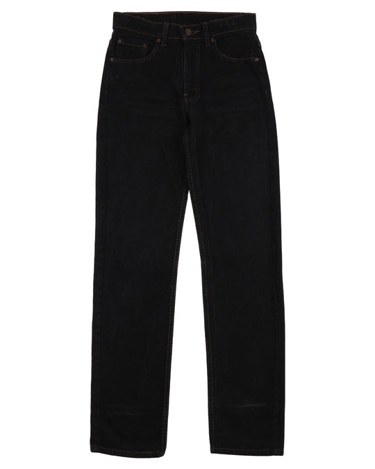 Vintage LEVIS 501 USA Denim Black Mens 5 Pocket Jeans Size W 28 L 32