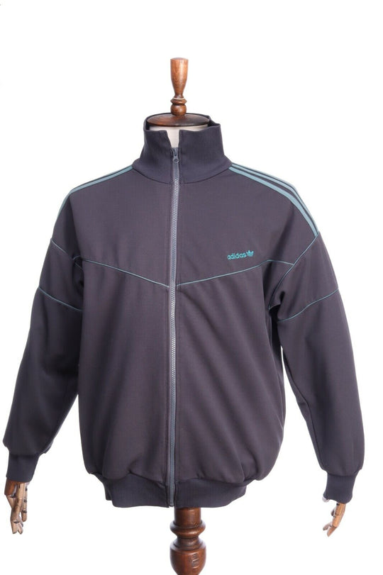 Men's Vintage ADIDAS 90s Grey Full Zip Track Top Jacket Size UK 40 / 42