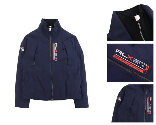 Men's RALPH LAUREN X RLX 67 Navy Full Zip Jacket Size M