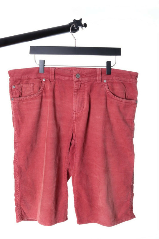 Men's ZADIG & VOLTAIRE Faded Red Cotton Corduroy Bermuda Shorts Size 44