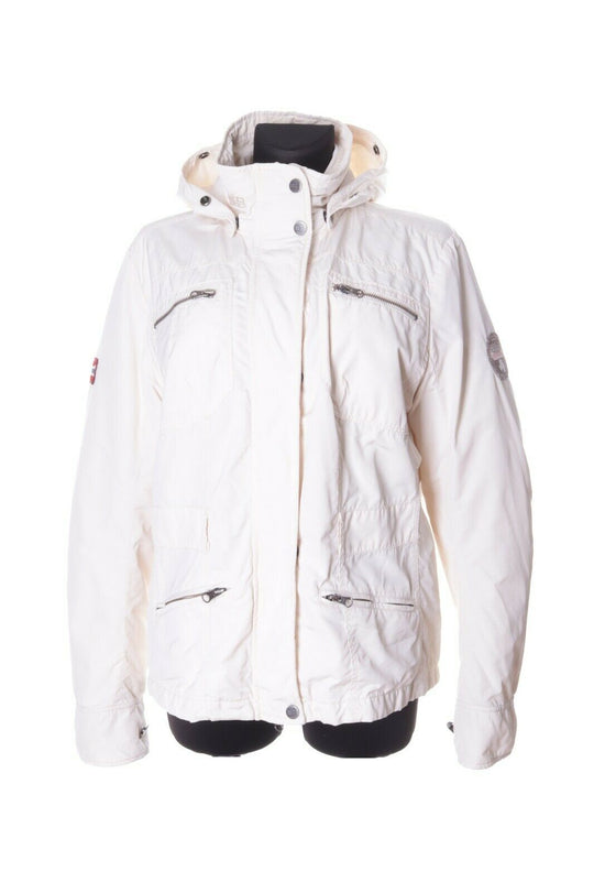 Women's NAPAPIJRI SIDEWALK Property Ivory Outdoor Jacket Size XL