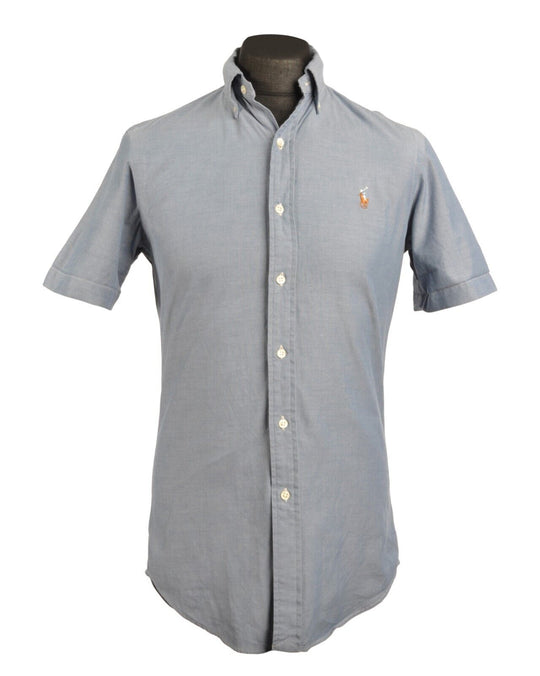 RALPH LAUREN  Shirt  Blue Oxford Cotton Men's Size XS