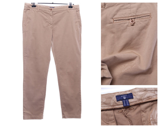 GANT Beige Cotton Chino Pants Size us 14 uk 18