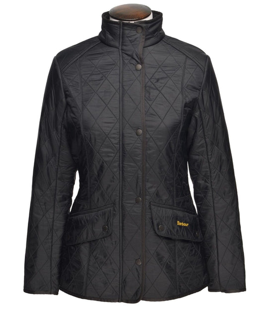 BARBOUR Cavalary Polarquilt Jacket Black Women's Size 12 UK / 8 US / 38 EUR