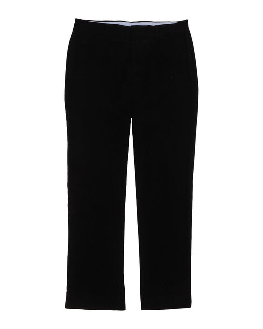 BRUNELLO CUCINELLI Pants Black Corduroy Mens Trousers Size 52 IT