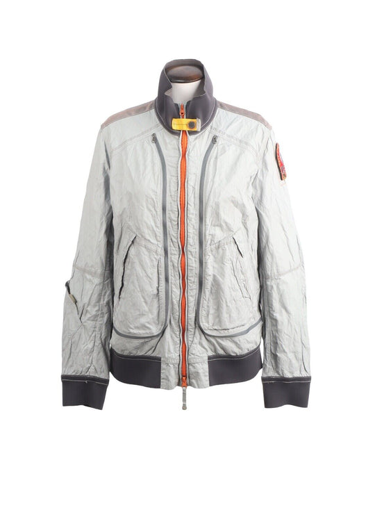 PARAJUMPERS Windbreaker Gray Women's Shell Jacket Size L