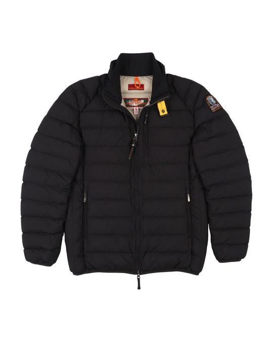 PARAJUMPERS Ugo Down Puffer Jacket Black Mens Quilt Lightweight Size M