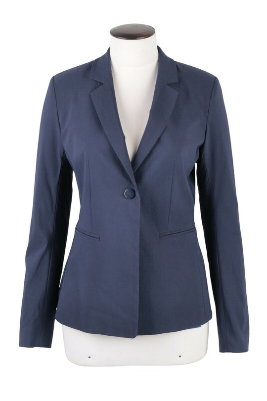 Women's Simona Barbieri TWINSET Navy Viscose Jacket Blazer Size M