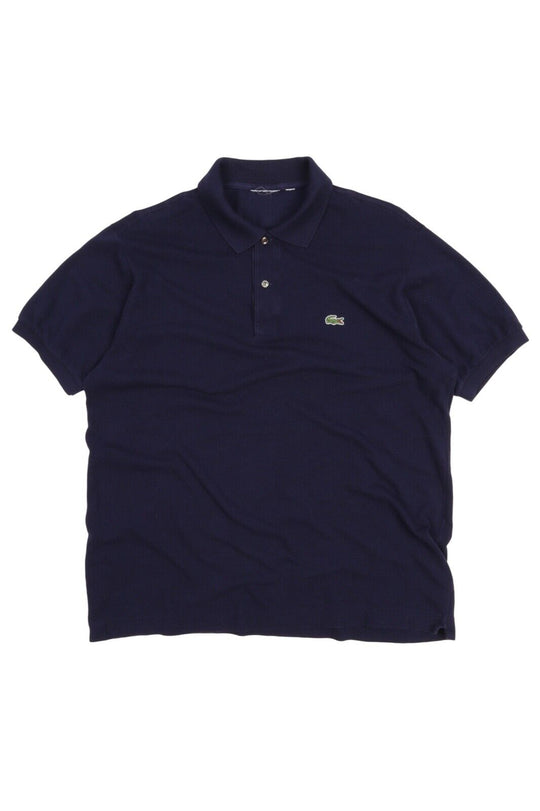 Men's LACOSTE Dark Navy Blue Pique Polo Shirt Size ~ 5 / L
