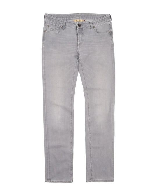 JACOB COHEN Denim Grey Faded Cotton Men's Jeans Size 30