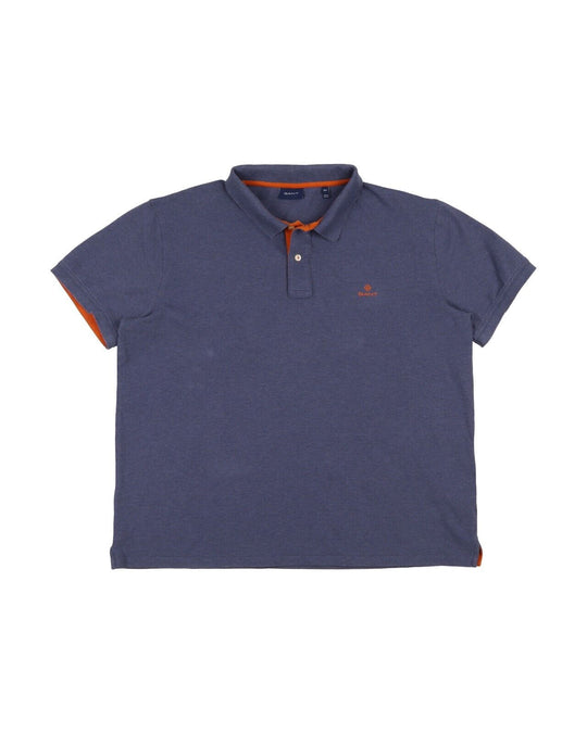 GANT Polo Shirt Purple Pique Cotton Men's Short Sleeve Size XXL