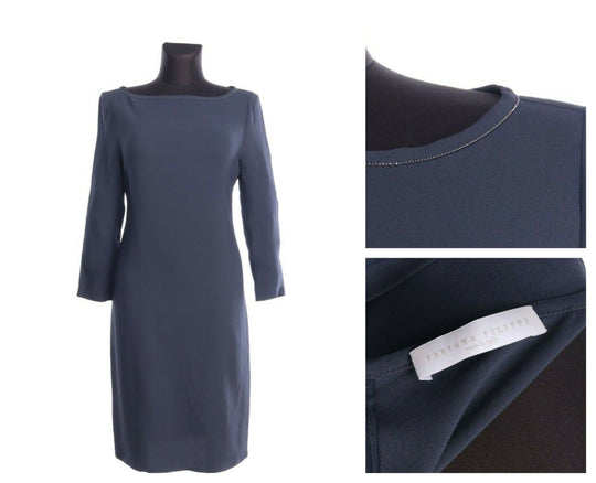 Women's FABIANNA FILIPPI Italy Navy Pencil Dress Size ~ s