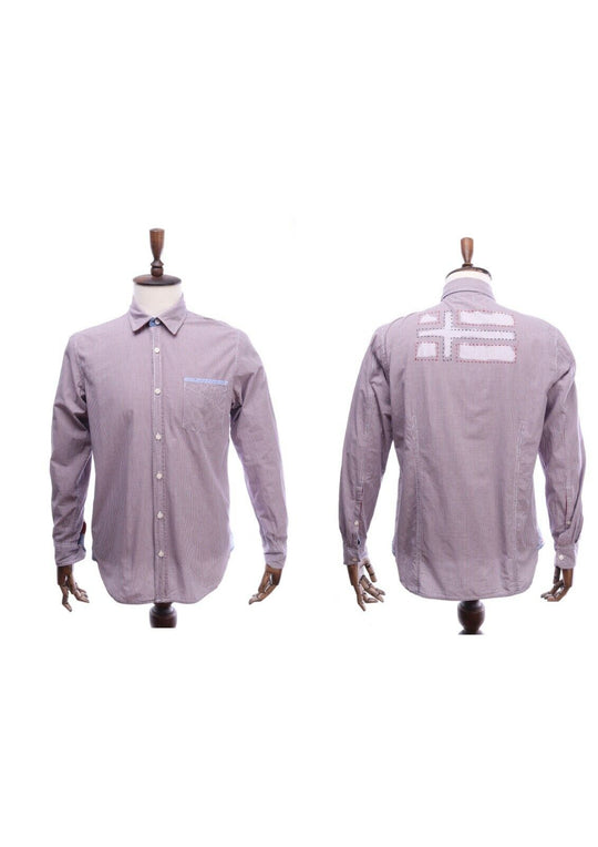 NAPAPIJRI Multicolored Check 100% Cotton LS Shirt Size L