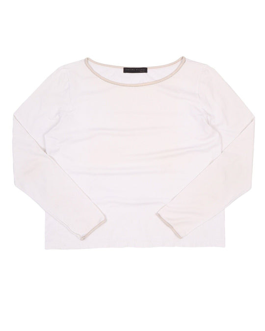 Women's FABIANA FILIPPI White Blouse Size ~ s