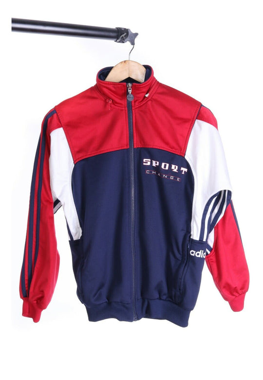 Kid's ADIDAS SPORT CHANGE Vintage Sportswear Track Top Jacket Size 164 / 14 a